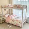 Juego de tres piezas para cama de dormitorio estudiantil Algodón puro 100% Algodón Dormitorio Individual 3 Cama litera de secundaria y universidad Juego de seis piezas