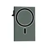 Bestseller Transfronterizo Estuche para Tarjetas de Aleación de Aluminio con Bloqueo RFID Portatarjetas Magsafe para iPhone Fijación Magnética