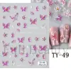 Belleza Completa Transfronterizo Nuevo Arte de Uñas Pegatinas en Relieve Copo de Nieve Navideño Papá Noel Hombre de Jengibre Pegatinas para Arte de Uñas
