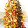 Simulación de hoja de arce de ratán transfronterizo Otoño Simulación de ratán Temporada de cosecha Temporada de Acción de Gracias Decoración del hogar Hoja de arce de otoño artificial