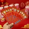 Lotería de Caja Sorpresa de Año Nuevo 2026 Sobres Rojos Cilindro Sorteo de la Suerte Caja Sorpresa de Sobres Rojos Juegos Divertidos de Sobres Rojos Al por Mayor