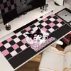 Mouse Pad de Tecido Fofo de Desenho Animado Jiaji Tapete de Mesa de Escritório Kuromi Uso Doméstico Resistente a Manchas Fácil de Limpar Tapete Antiderrapante de Lama Diatomácea