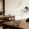 Juego de Té Kung Fu con Forma de Gota de Agua de Alto Borosilicato, Taza para Compartir Té Casera, Taza Creativa Resistente al Calor para Degustación de Té