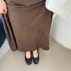 Sapatos femininos de salto baixo, novos modelos da moda francesa, sapatos prateados de camada única, sapatos com laço de boca rasa, para primavera e verão