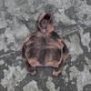 Sudadera con Cremallera de Alta Gama Atractiva con Degradado Tie-Dye Desgastado Transfronteriza Europea y Americana 2025 para Hombres y Mujeres, la Misma Marca de Moda