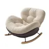 Silla Mecedora Moderna Sencilla para Balcón, Sala de Estar, Sillón de Descanso para Dormitorio, Uso en Casa, Sofá Sillón Perezoso para Siesta, Se Puede Reclinar o Sentar
