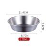 Plato para Salsa de Acero Inoxidable 304 Plato para Bistec Taza para Salsa Pimienta con Asa Taza para Jugo de Acero Inoxidable Estilo Ins Taza para Salsa de Comida Occidental