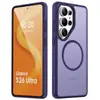 Funda para Teléfono Móvil Samsung S26Ultra al por Mayor, Funda Transparente Magnética para Teléfono Samsung con Acabado Mate tipo Piel