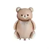 Modelado de dibujos animados oso mágico mate pastel estilo INS LOVEYOU confesión amor oso sentado globo de aluminio
