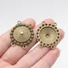 32X28Mm 3.1g Multicolor Exportação Aliexpress Estilo Quente Corrente Corporal de 4 Furos Corrente de Cintura Conector de Corrente de Testa
