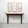 Nueva Mesa de Altar Estilo Chino para Uso Doméstico, Mesa para Incienso, Altar para Deidades y Budas, Conjunto de Seis Piezas para Sala Principal Rural, Mesa de Madera Maciza de Olmo Viejo