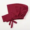 Artículo popular de comercio exterior: Bufanda para el cuello elástica versátil de seda de leche, sombrero, moda malaya, color liso, básico, pañuelo para la cabeza étnico, sombrero