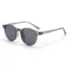Gafas de Sol Estilo Nuevo Gafas de Sol de Moda para Hombres Versátiles Protección UV Celebridad de Internet Estrella Moda Gafas de Sol Lisas con Montura Pequeña Redonda para Mujeres