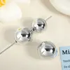 Acessórios de gravata borboleta grandes tridimensionais com banho de metal material acrílico irregular perfurado pingente patch DIY atacado