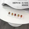 Suporte Não Magnético para Unhas de Acrílico Base para Prática de Manicure Suporte para Unhas Peça de Xadrez Transparente Ferramenta de Exibição de Unhas Vestível Atacado