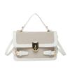 Bolso de Mano Elegante de Moda con Bloque de Color Ins Hombro Cruzado Popular en 2025 Nuevo Verano para Mujer Bolso Cuadrado Pequeño