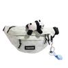 Japonês ins bolsa de cintura simples all-match homens e mulheres workwear crossbody saco peito estudante universitário grande capacidade casual urso cintura bolsa