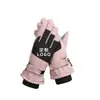 Luvas de Esqui de Inverno para Homens e Mulheres, Luvas de Ciclismo Elétrico de Inverno, Forradas com Lã, Quentes, Espessadas, Impermeáveis