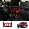 Adequado para 25 modelos de Suzuki Jimny Nomade Jimny transmissão automática moldura da saída de ar do ar condicionado modificação interna