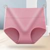 Ropa interior de algodón puro para mujer de cintura alta, color sólido clásico, transpirable, cómoda, algodón puro, entrepierna bacteriostática, calzoncillos abdominales para levantar glúteos