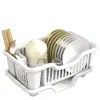 Escurridor de platos, caja de almacenamiento para utensilios de cocina y vajilla, organizador de encimera para el hogar, cesta multifuncional, estante para gabinete de tazones