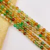 Pulseira de Contas Soltas de Ágata Bicolor Natural Contas para DIY Pulseira Tecida à Mão de Cristal Acessórios de Joias