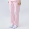Uniforme de Enfermeira Feminino Fato Dividido de Manga Longa Conjunto Completo de Shorts Azuis de Verão Manga Curta Tamanho Grande Uniforme de Trabalho Médico