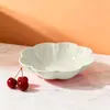 Plato de Fruta de Plástico de Alta Gama y Lujo, Bandeja de Fruta para Cocina, Bandeja para Snacks, Mesa de Centro, Bandeja para Semillas para Sala de Estar, Plato de Fruta Flor de Ciruelo