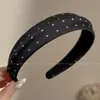Diadema de lunares para mujer, Diadema de corona alta, Pinza para el pelo antideslizante para lavarse la cara, Nuevo modelo 2026, Accesorio para el pelo de uso diario para cabello suelto