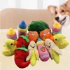 Suprimentos para Animais de Estimação Transfronteiriços Várias Frutas, Animais, Gatos, Roedores de Dentes, Brinquedos Resistentes a Mordidas para Gatos e Cachorros, Brinquedos de Pelúcia Sonoros para Cachorros