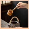Cucharón de Agua Retro Estilo Chino de Raíz de Bambú, Vertedor de Vino de Bambú, Cucharón de Agua de Mango Largo, Cucharón de Agua para el Hogar, Vertedor de Vino de Bambú