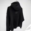 Sudadera con capucha de estilo gótico de moda para otoño e invierno, con tachuelas metálicas, moda retro de alta calle americana