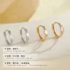 Pendientes de Plata S925 con Circonita Marqués Estilo Europeo y Americano para Mujer, Chapados en Oro K, Joyería Sencilla de Moda, Sensación de Alta Gama 2025