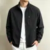 Chaqueta de trabajo para hombre con múltiples bolsillos y cuello alto, nueva colección de otoño 2026, chaqueta deportiva impermeable para exteriores estilo Jeep