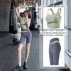 Novo colete fitness feminino 2025, roupa esportiva justa e respirável para ioga, corrida profissional, secagem rápida, com bojo no peito
