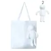 Novo Modelo Fabricante Fornece Boneca Urso de Pelúcia Sacola de Compras Dobrável Portátil Criativa Animal de Desenho Animado Bolsa de Armazenamento Atacado