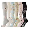 Calcetines de compresión deportivos Amazon transfronterizos, calcetines de compresión elásticos de verano, calcetines para pantorrilla, calcetines transpirables para adelgazar las piernas, calcetines de fabricante de fitness