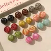 Zhen Tu 20mm Cintura Alta Ojo de Gato Resina Aurora Parche Accesorios Aretes DIY Accesorios para el Cabello Decoraciones para Zapatos Funda de Teléfono