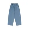 Ropa para Niños Lyocell Tencel Dk 26 Otoño Estilo Japonés Pantalones Delgados de Mezclilla para Niñas y Niños, Pantalones a Prueba de Mosquitos para Niños Pequeños y Niños Mayores