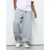 Pantalones Deportivos Casuales Estilo Americano para Hombre de Comercio Exterior Transfronterizo, Nuevos Pantalones Largos Rectos de Pierna Ancha Sueltos para Primavera y Otoño 2025