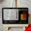 Cartão de Visita Personalizado Classy Business Transparente Fosco Impressão Hot Stamping Prata UV Pvc Personalizado Impressão de Cartão Pós-Venda Cartão Postal