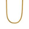 Colar Feminino Versátil Choker Corrente Lâmina Casual Estilo Frio Aço Inoxidável Espinha de Peixe Plana Corrente Osso de Cobra Ins