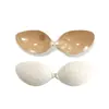 Protectores de lactancia de gel suave con forma de mango, sin costuras, push-up, antideslizantes, protectores de pezón de encaje reutilizables, lencería sin tirantes