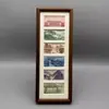 Marco de Fotos de Seis Compartimentos con Hermosos Paisajes de la Patria, Adorno Dorado para Colgar en la Pared para Decoración de Sala de Estar
