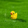 Pato amarillo colorido DIY Decoración de paisaje de musgo accesorios colgantes mini sobremesa micro paisaje miniaturas pequeños adornos