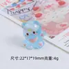 Color transparente estéreo hello gatito dibujos animados destello fino adornos diy accesorios de goma crema accesorios de resina materiales para joyería