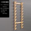 Suporte de espada para parede suporte de espada de bambu suporte de espada multicamadas suporte para vara de pesca flauta suporte para arma branca suporte de parede