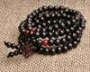Pulseras de Sándalo Rojo Más Vendidas con 108 Cuentas al por Mayor, Accesorios de Tienda de 2 Yuanes, Joyería de Mano Estilo Pareja