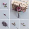 Flores Artificiales, Ramos de Color Otoñal, Flores Falsas Rosa Café, Materiales de Flores para DIY, Decoración del Hogar, Boda, Decoración Suave para Negocios Hoteleros