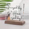 Adornos de Soporte Acrílico Transfronterizo, Artesanías Personalizadas, Decoraciones de Mesa, Día de la Madre, Día del Padre, Halloween, Regalos de Navidad